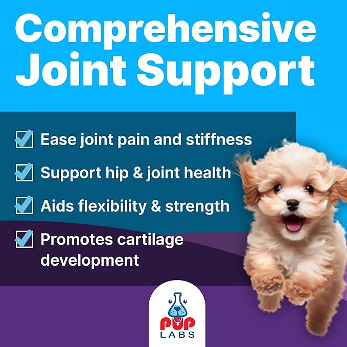 Freedom Joint Drops - Dog Joint Support Supplement with Human-Grade Ingredients - No Fillers, Preservatives, Additives, or Artificial Ingredients, 6 30 ml Droppers