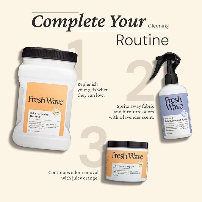 Fresh Wave Orange Odor Removing Gel Refill, 63 oz