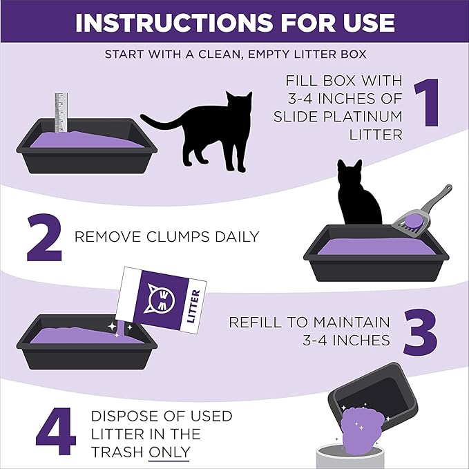 ARM & HAMMER Clump & Seal Slide Platinum Multi-Cat Clumping Litter, Easy Clean, Superior Odor Control, 27.5 Lbs
