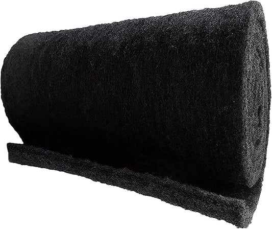 Aquarium Carbon Pad - Cut to Fit Carbon Infused Filter Pad Media for Clean & Clear Fish Tank and Ponds (Carbon filter - 5/8" Thickness, 1 Pack - 10.5" x 72")