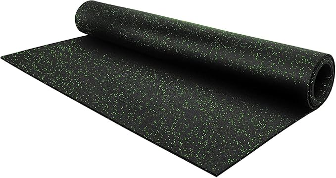 Flooring Inc's 1/4" Thick Tough Rubber Flooring Roll | Flexible Recycled Rubber Floor Mats for Home Gym | Heavy Duty Rubber Mat for Home Gyms, Sheds, Horse Stall Mat or Trailer