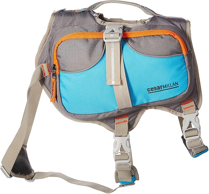 Cesar Millan Dog Backpack Large Blue
