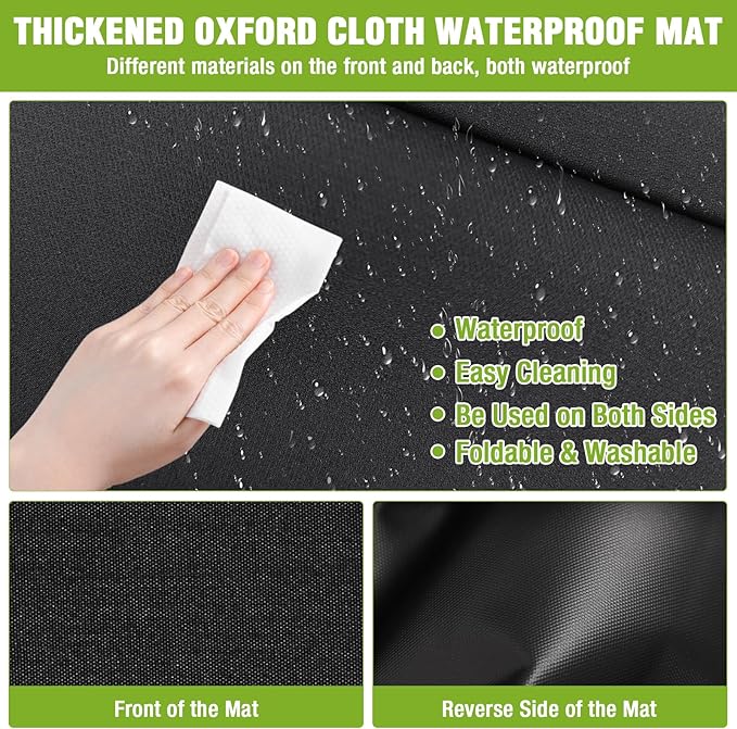 Bunny Playpen Indoor & Outdoor, Rabbit Playpen with Waterproof Liner, Extension Guinea Pig Cages for Small Animals (Playpen Only)