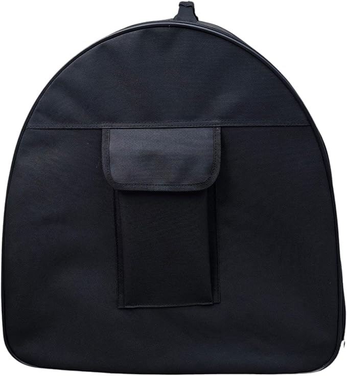 Fabric Portable Pet Kennel/Shelter, Single, Black 20"x20"x19.5" - Car Seat-Belt Fixture Included