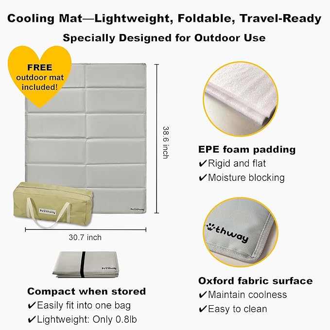 Dog Tent Cotton Fabric, Aluminum Poles and Camping Mat, Outdoor Weatherproof, Dog House Outdoor, Breathable with 2 Side Windows, Portable and Collapsible (Green, Large)