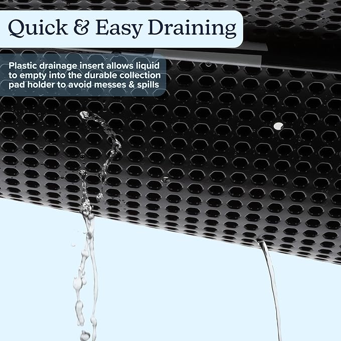 Artificial Grass Puppy Pee Pad for Dogs and Small Pets - 20x25 Reusable 3-Layer Potty Training Pad with Tray - Dog House and Pet Supplies by PETMAKER