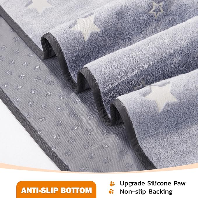 LOOBANI Washable Pee Pad for Dogs - Fast Absorption Reusable Puppy Training Mat, Waterproof Whelping Pet Playpen Mat for Floor, Dog Crate, 1 Pack 72 x 72 in