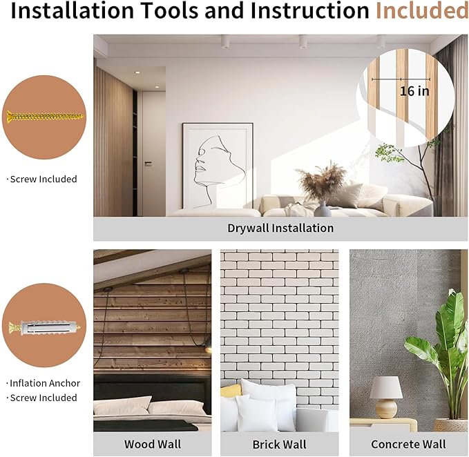 FUKUMARU Cat Wall Scratcher, 28" Wall Mounted Kitten Scratching Post, Sturdy Sisal Climbing Tree for Indoor Cats