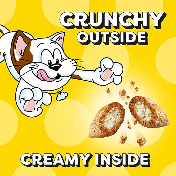Temptations Classic Crunchy and Soft Cat Treats Tempting Tuna Flavor, 6.3 oz. Pouch (Pack of 10)