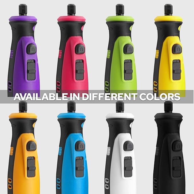 Diamondg Cordless Dog Nail Grinder with Quiet Sound & LED Tip for Large & Small Dogs, 4hrs. Runtime, 2 Bits Included, Green