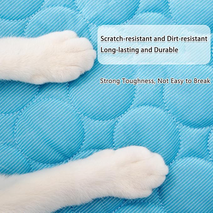 Dog Cooling Mat, 2025 Upgraded Cooling Blanket for Dogs, Washable Cool Mat for Dogs for Summer, Portable Pet Coolings Pad for Dogs & Cats Sleeping (28"x22" L Size)