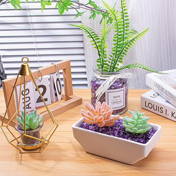 3 LB Amethyst Crystal Rocks Tumbled Crushed Stones Amethyst Crystal Quartz Chips Bulk Natural Gemstones Healing Reiki Mini Quartz Vase Filler Fish Tank Gravel Rocks