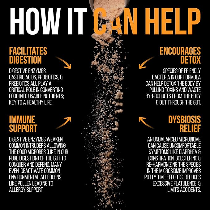 Dog & Cat Premium Probiotic Prebiotic & Digestive Enzymes 5 Billion CFU Organic Turmeric Coconut Oil Pure Pumpkin & Kelp for Healthy Bowels Gut & UTIs Beef Liver Flavor