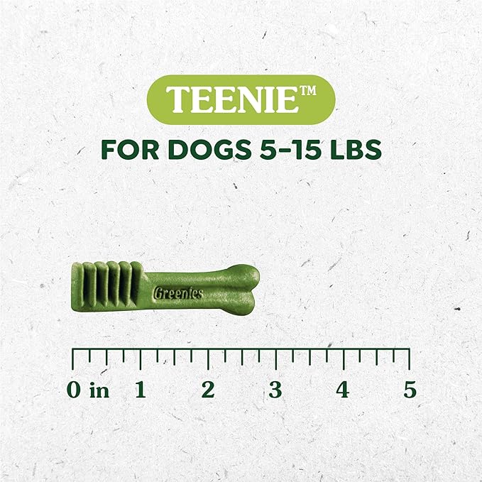 Greenies Original Teenie Dental Dog Treats, 6 oz. Pack (22 Treats)