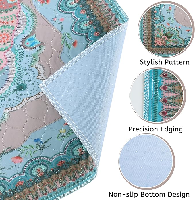 Aitmexcn Washable Pee Pads for Dogs, 72"x72" 2 Pack Reusable Puppy Pads Pet Training Pads, Super Absorbent, 100% Waterproof Dog Pee Pads, Whelping, Housebreaking, Incontinence, for Playpen