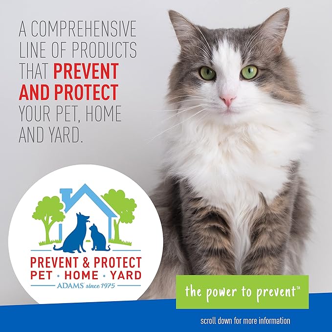 Adams Plus Yard Spray ; Kills Mosquitoes, Fleas, Ticks, Ants, And Many Other Listed Nuisance Pests in Outdoor Areas ; Treats Up to 5,000 Square Feet ; Easy To Use Hose-End Spray ; 32 Fl Oz