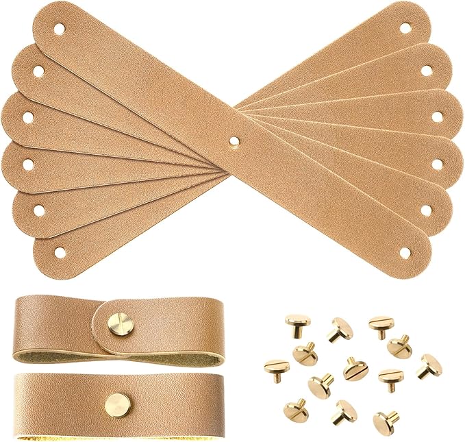 Chunful 6 Pcs Halter Breakaway Replacement Strap Breakaway Halter Replacement Straps Horse Leather