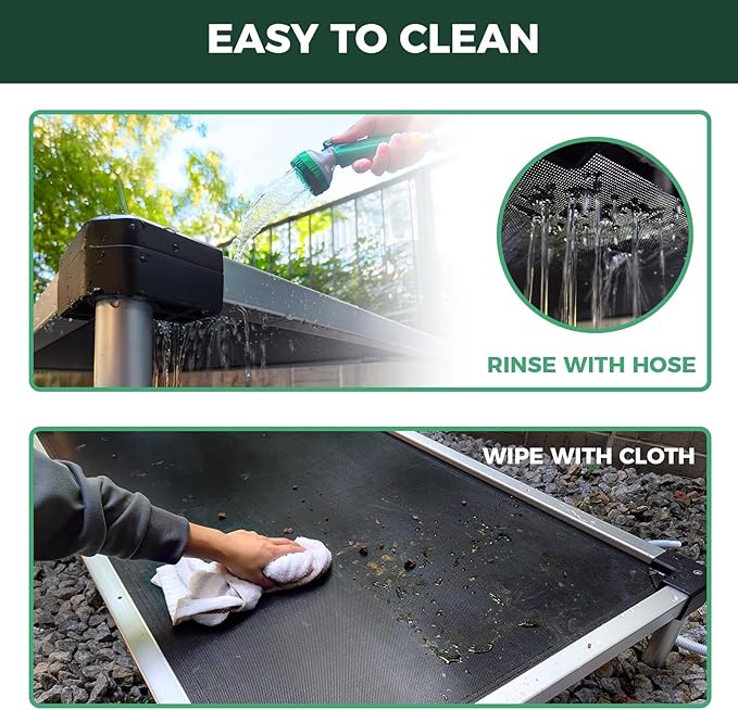 FXW TitanNest Chew-Proof Elevated Dog Bed, Raised Cot for Indoor/Outdoor/Camping Use, Durable & Waterproof Cooling Pet Bed for Extra Large Dogs, 56.0" L x 31.0" W x 7.3" H, Black