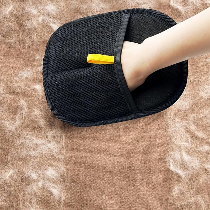 Cat Grooming Gloves, Pet Hair Removal Glove for Cats & Dogs, 2025 New Upgrade Efficient Grooming Gloves for Pet Hair, Reusable Pet Hair Glove