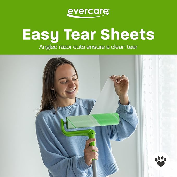 Evercare Easy-Store Mega 25 Layer Extended Handle Pet Lint Roller