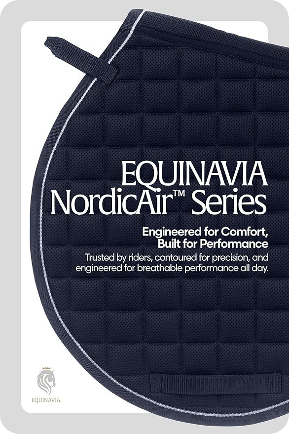 Equinavia Svalbard NordicAir™ Tech All Purpose Saddle Pad | Breathable Micromesh | Contoured Shape