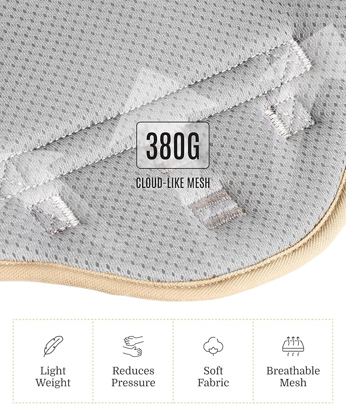 2025 New Edition, Fei & Eve MagEase Dog Harness - 3-Second Magnetic Buckles | 3-Point No-Pull Control | Heavy-Duty 900D Nylon | Dual Safety Handles | Breathable Mesh | Adjustable Fit,X-Large,Champagne