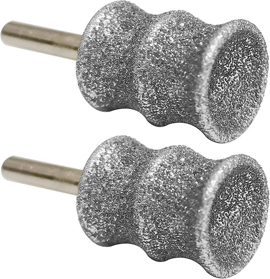 Dog Nail Grinder and Trimmer Bits for Dremel - Dog Nail Grinder Attachment - Painless Pet Nail File & Clipper for Large, Medium and Small Dogs & Cats 2Pack