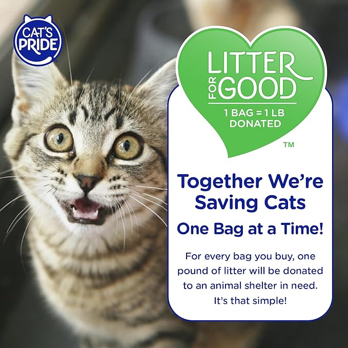 Cat's Pride Premium Lightweight Clumping Litter: Complete Care - Up to 10 Days of Powerful Odor Control - Hypoallergenic - Multi-Cat, Unscented, 18 Pounds
