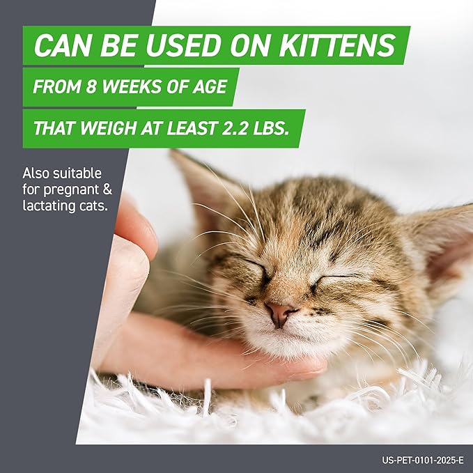 FRONTLINE Plus Flea and Tick Treatment for Cats Over 1.5 lbs. 3 Treatments