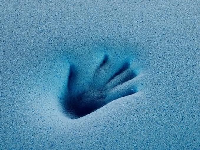 Dogbed4less Luxury Extra Large Orthopedic Memory Foam Dog Bed for Large Dogs with Durable Waterproof Internal Case, Removable Washable Denim Cover and Extra Bonus Pet Bed Cover, XL 40X35X4, Blue