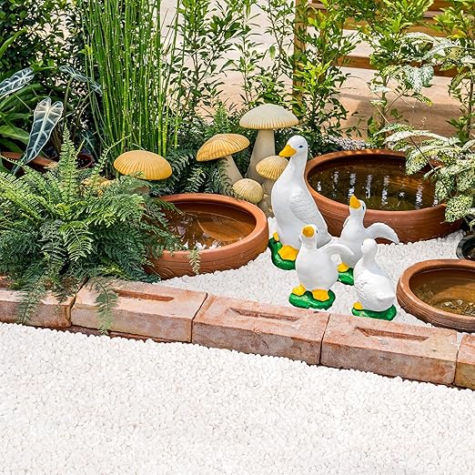 GreatBuddy 2.5-lb Decorative Rocks for Indoor Plants, 3/8" White Pebbles, Small Rocks for Potted Plants, Succulent, Vases, Aquariums, Fish Tanks, Garden Landscaping, Natural Polished