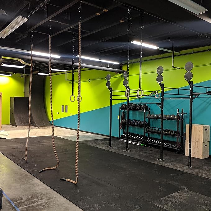 Flooring Inc's 1/4" Thick Tough Rubber Flooring Roll | Flexible Recycled Rubber Floor Mats for Home Gym | Heavy Duty Rubber Mat for Home Gyms, Sheds, Horse Stall Mat or Trailer