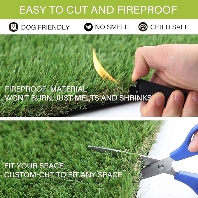 Fake Grass for Dog to Pee on Artificial Grass for Turf Mats for Puppy Training Dogs Pee Pads Extra Large for Dogs 6.5x10FT Dog Supplies Reusable