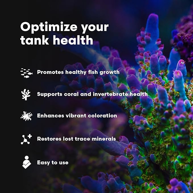 Brightwell Aquatics Rēplenish – Premium Trace & Minor Element Supplement for Marine Aquariums, Supports Healthy Fish, Corals, and Invertebrates, 20 L