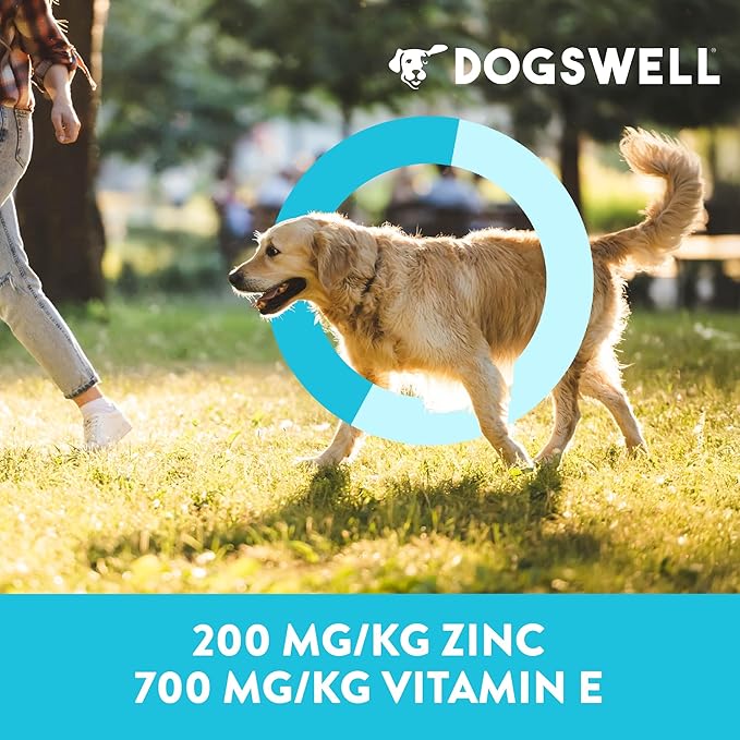 Dogswell Skin & Coat Jerky Dog Treats, Lamb, 10 oz. Bag