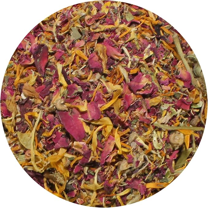 Flower Fusion Treat (1/2 lb) - Healthy Natural Dried Flower Herbivore Treat - Chinchillas, Guinea Pigs, Rabbits, Prairie Dogs, Degus, Hamsters, Rats, Squirrels, Sugar Gliders & Other Small Pets