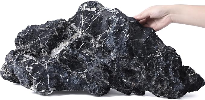 22-24 Inches Natural Seiryu Stone 1 PCS Ultra Large Aquarium Rocks for Aquascaping, Aquarium Landscaping, Terrariums, Fish Tank Decoration, Vivariums, Paludarium, Amphibian Enclosures