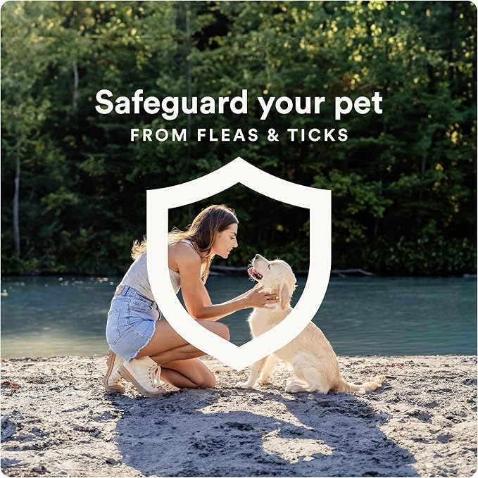 Ultra Flea and Tick Prevention for Dogs - Dog and Puppy Treatment and Control - Mosquito Repellent - XL, Fast Acting Waterproof Topical Drops, 2 Month Supply
