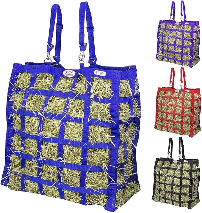 Derby Originals Easy Feeder Horse Hay Bag with Super Tough Bottom and 1 Year Warranty
