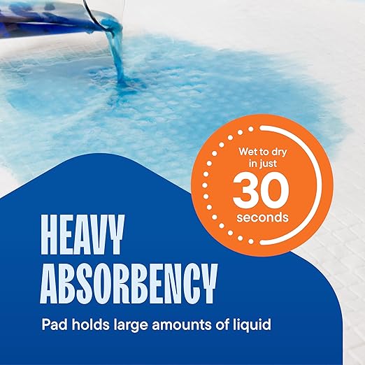 Chucks Pads Disposable [100-Pack] Adult Incontinence Underpads 23"x 36" Large Absorbent Fluff Protective Bed Pads, Toddler Mattress Pads - Pee Pads for Pets, Kids & Adults - Dog & Puppy Training Pads