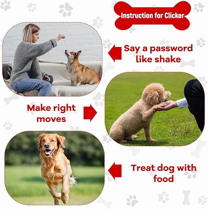 Frienda 18 Pieces Dog Training Clicker, Pet Behavioral Training Clickers with Wrist Strap for Dogs Cats Puppy Birds Horses(Multicolor)