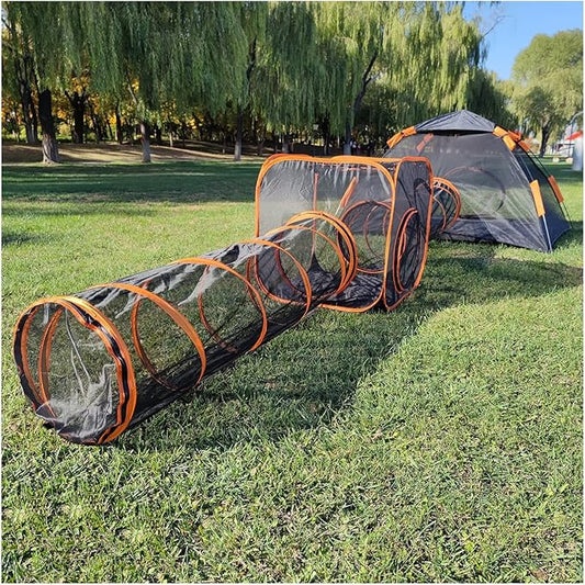 Catio Outdoor Cat Enclosures for Indoor Cats, 4-in-1 Outside Large Playground Include Portable Cat Tent, for Cats and Other Pets