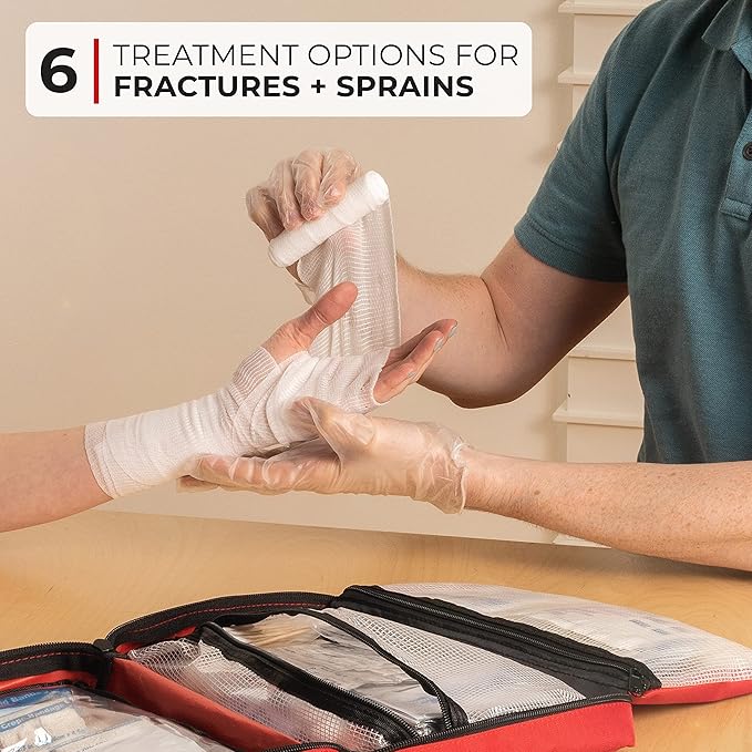 First Aid Kit – 291 Pieces of First Aid Supplies | Hospital Grade Medical Supplies for Emergency and Survival Situations | Ideal for Home, Car, Trucks, Camping, Hiking, Travel, Sports, Pets, Hunting