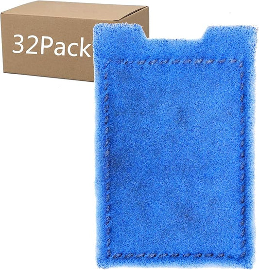 32 Pack Aquarium Filter Cartridge Rite-Size Z Replacement Filter Cartridges Compatible with Eclipse Filtration Systems