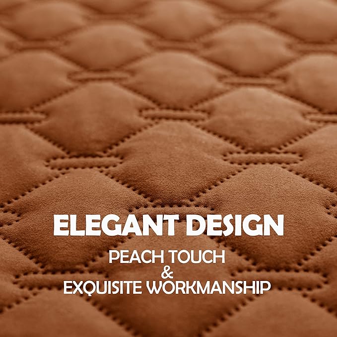 gogobunny 100% Double Sided Waterproof Dog Blanket Soft Pet Bed Cover Reversible Protect Furniture Couch Sofa Car for Puppy Cat Kids (Dark Pumpkin/Light Pumpkin, 30x80 Inch (Pack of 1))